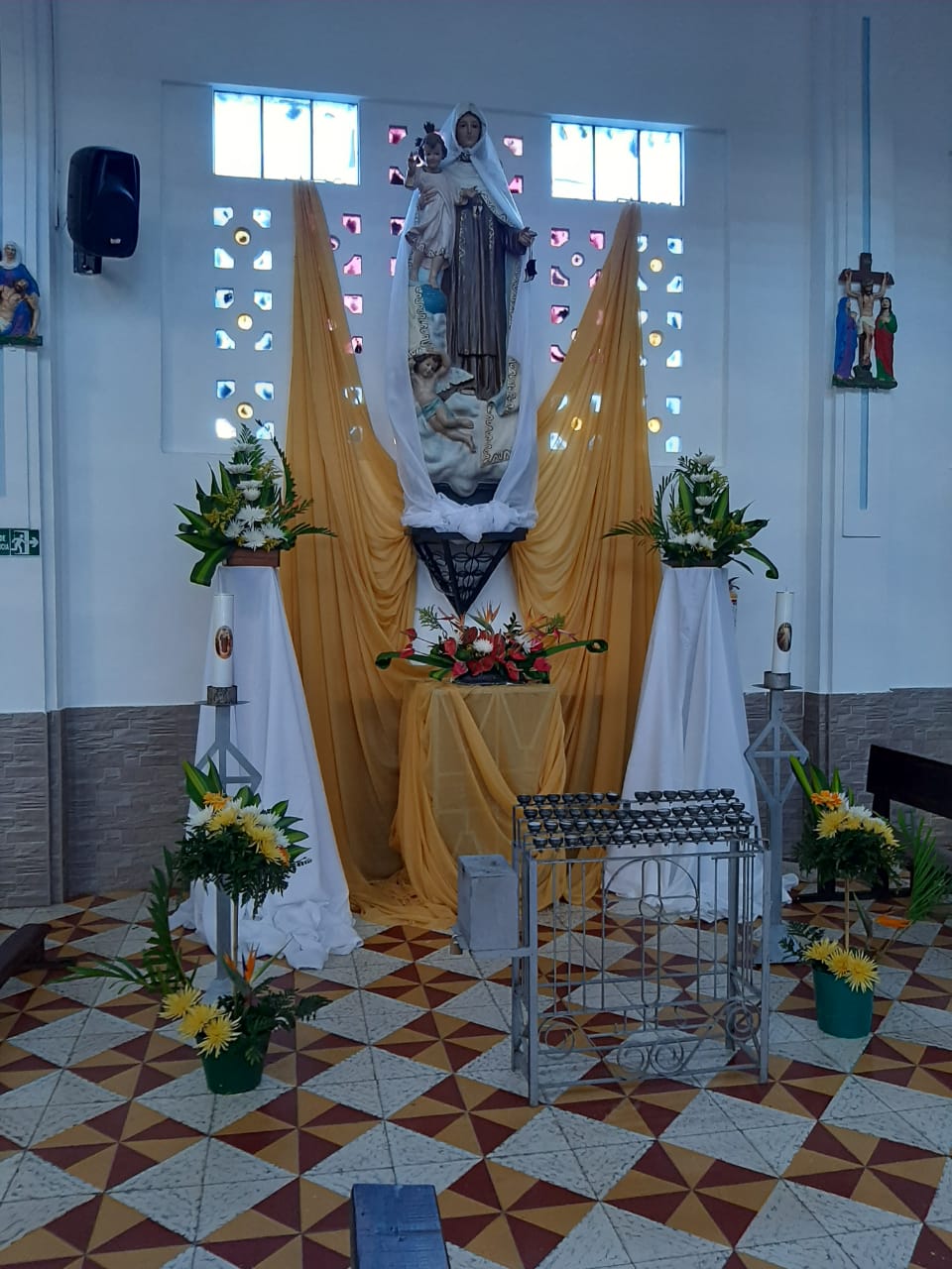 Celebraron la Fiesta de la Virgen del Carmen