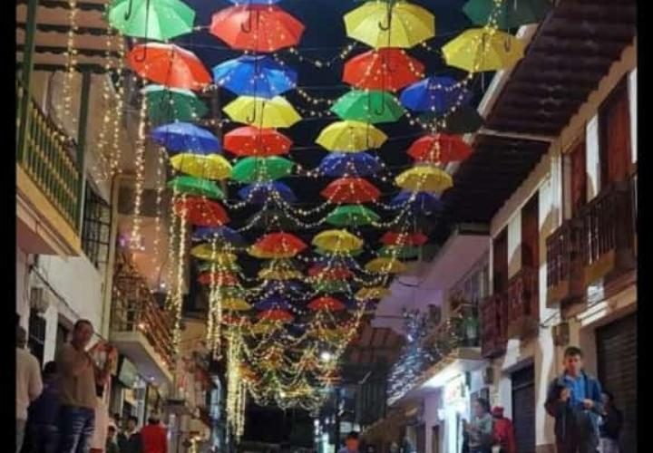 La Merced iluminada en esta navidad