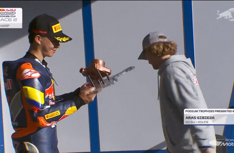 Mateo tercero en la Red Bull MotoGP Rookies Cup